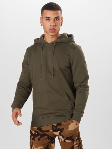 Urban Classics Sweatshirt in Green: front