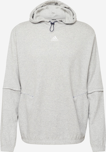 ADIDAS PERFORMANCE Sportska sweater majica u siva melange / bijela, Pregled proizvoda