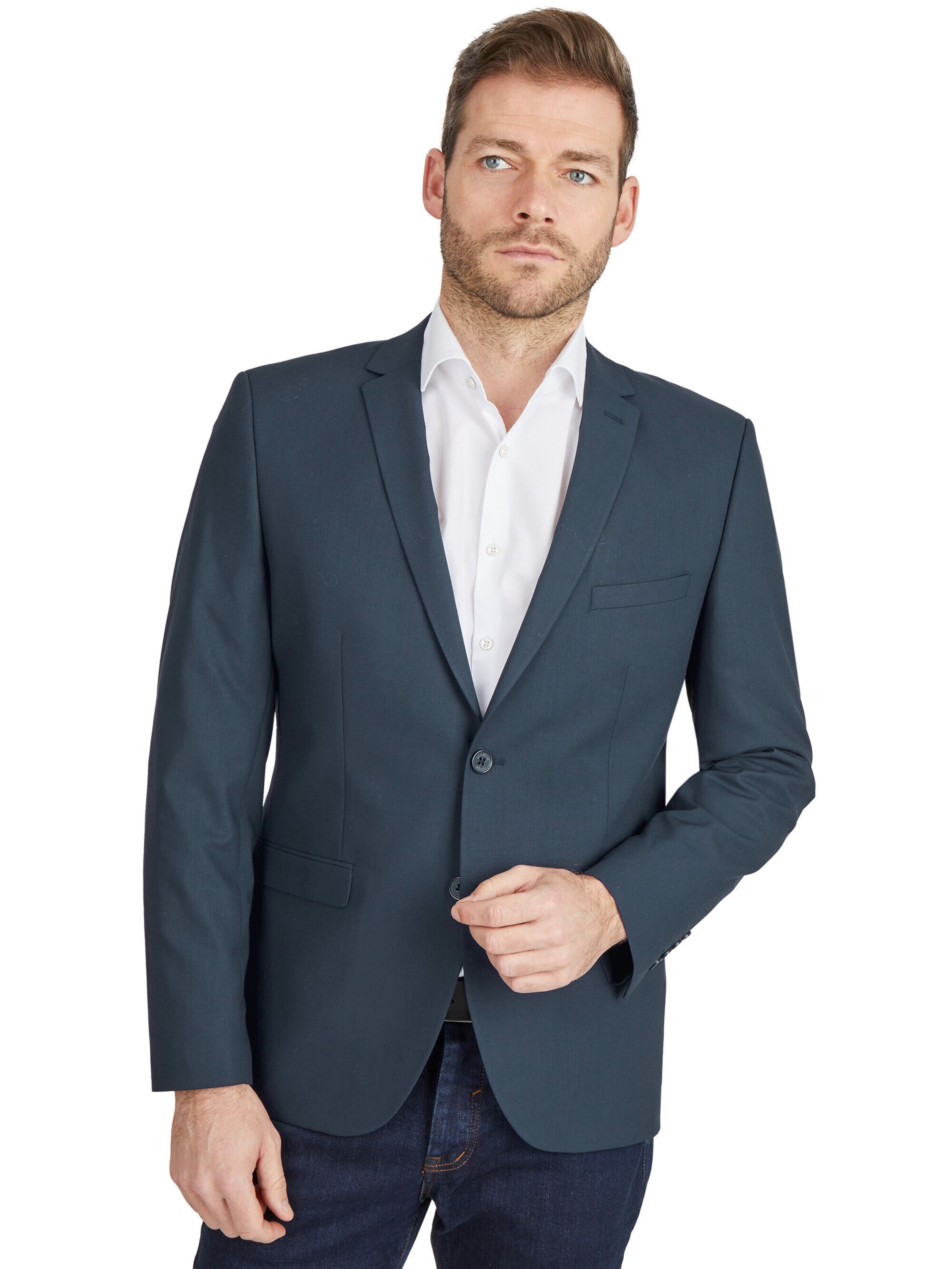 Steffen Klein Suit Jacket in Blue: front