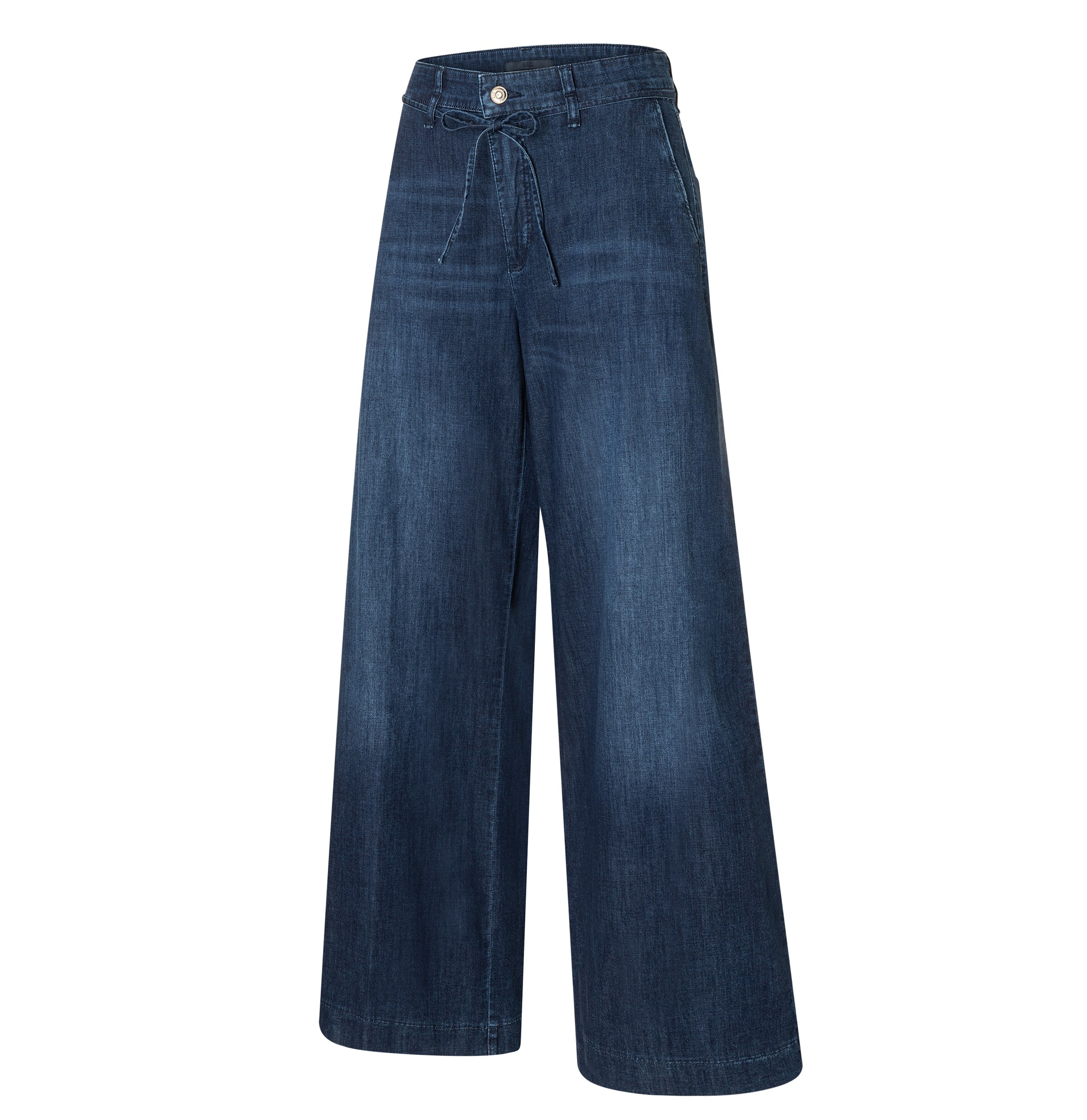 MAC Wide Leg Jeans in Blau