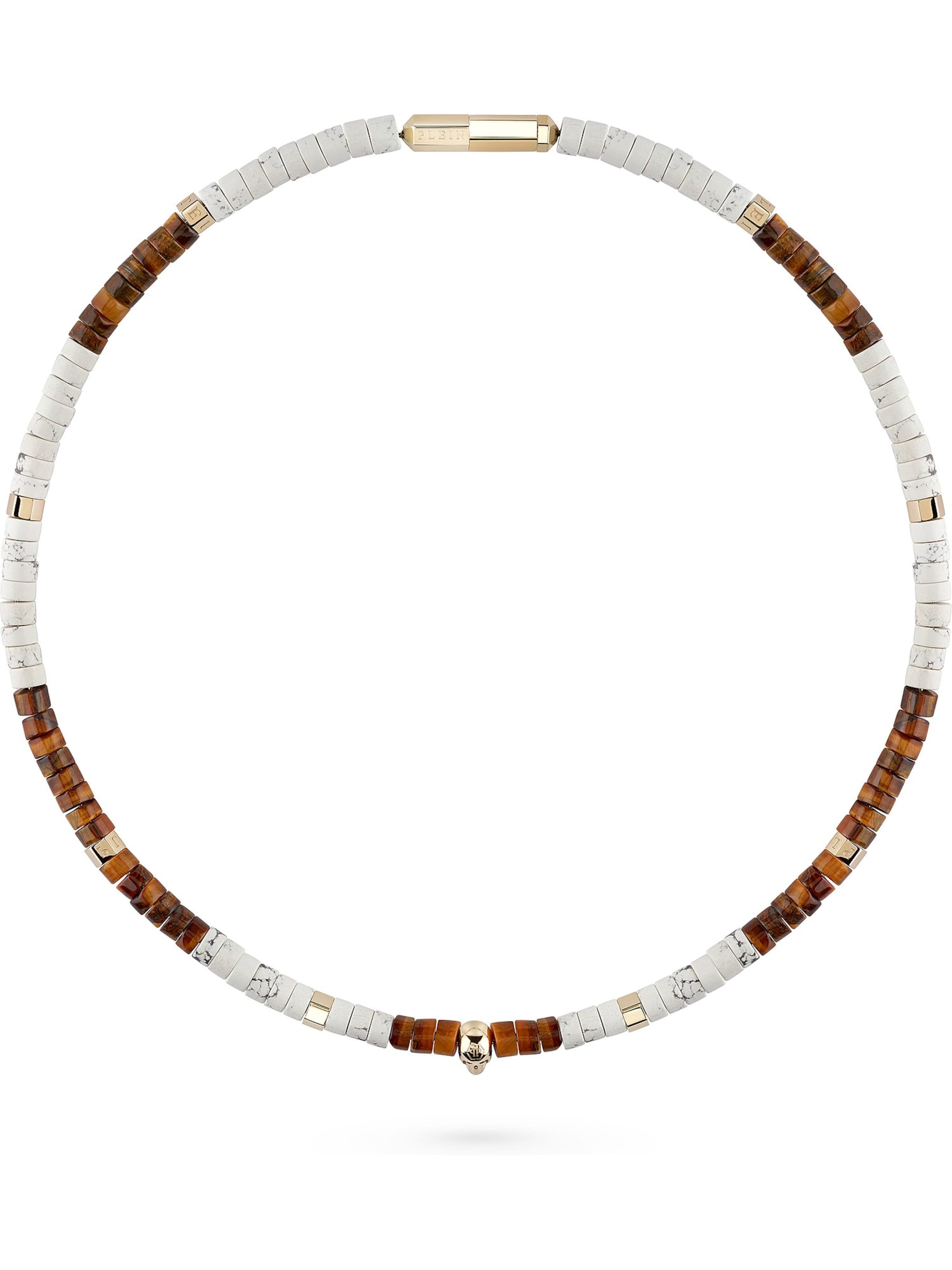 Philipp Plein Jewellery Kette in Weiß: Vorderseite