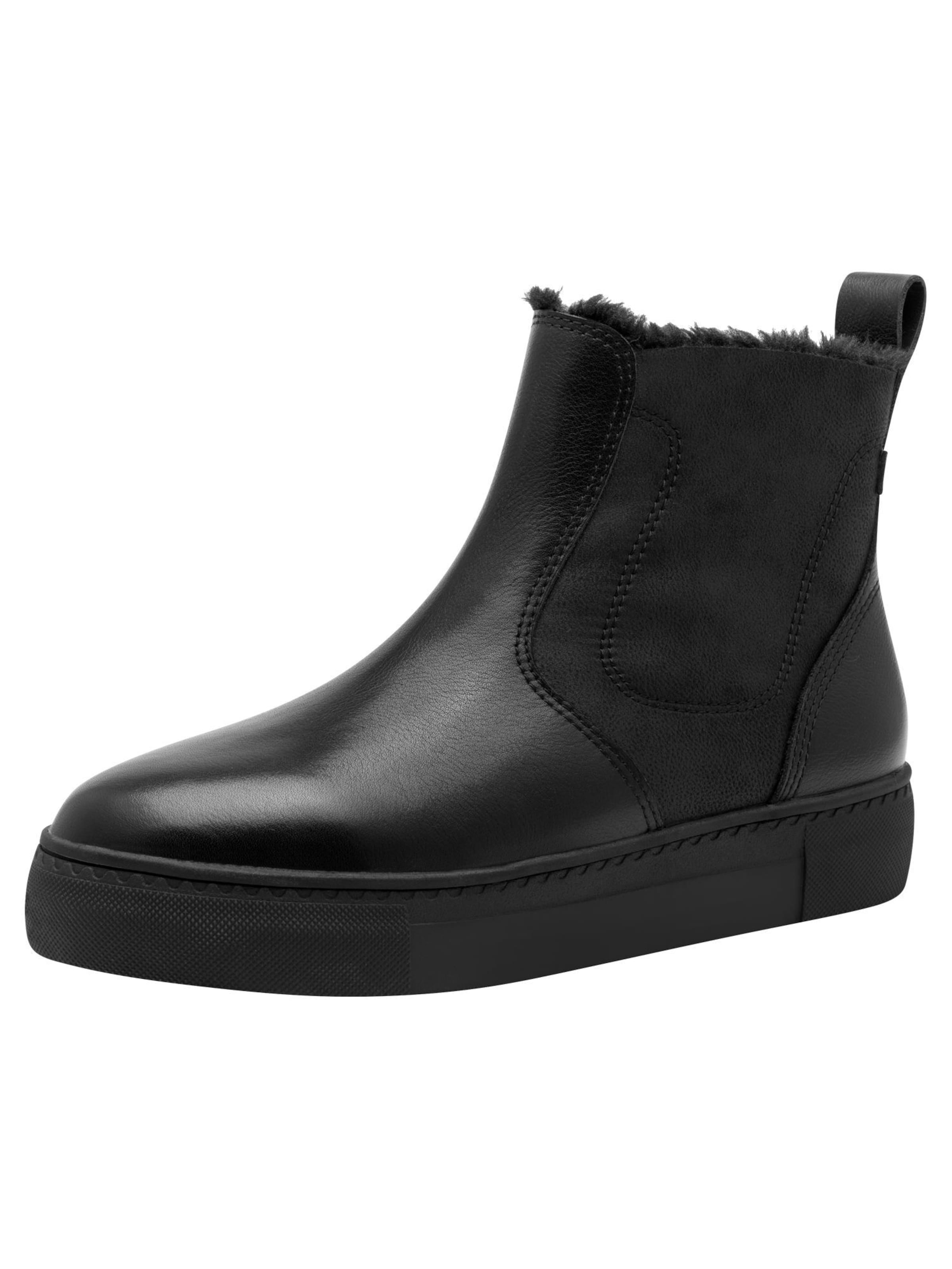 Tamaris Enkellaarsjes in Zwart: voorkant