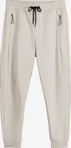 Effilé Pantalon Bershka en beige : devant