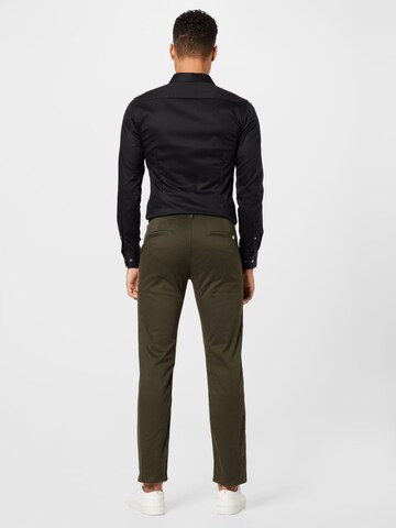 SELECTED HOMMESlimfit Chino hlače 'Stoke' - zelena boja