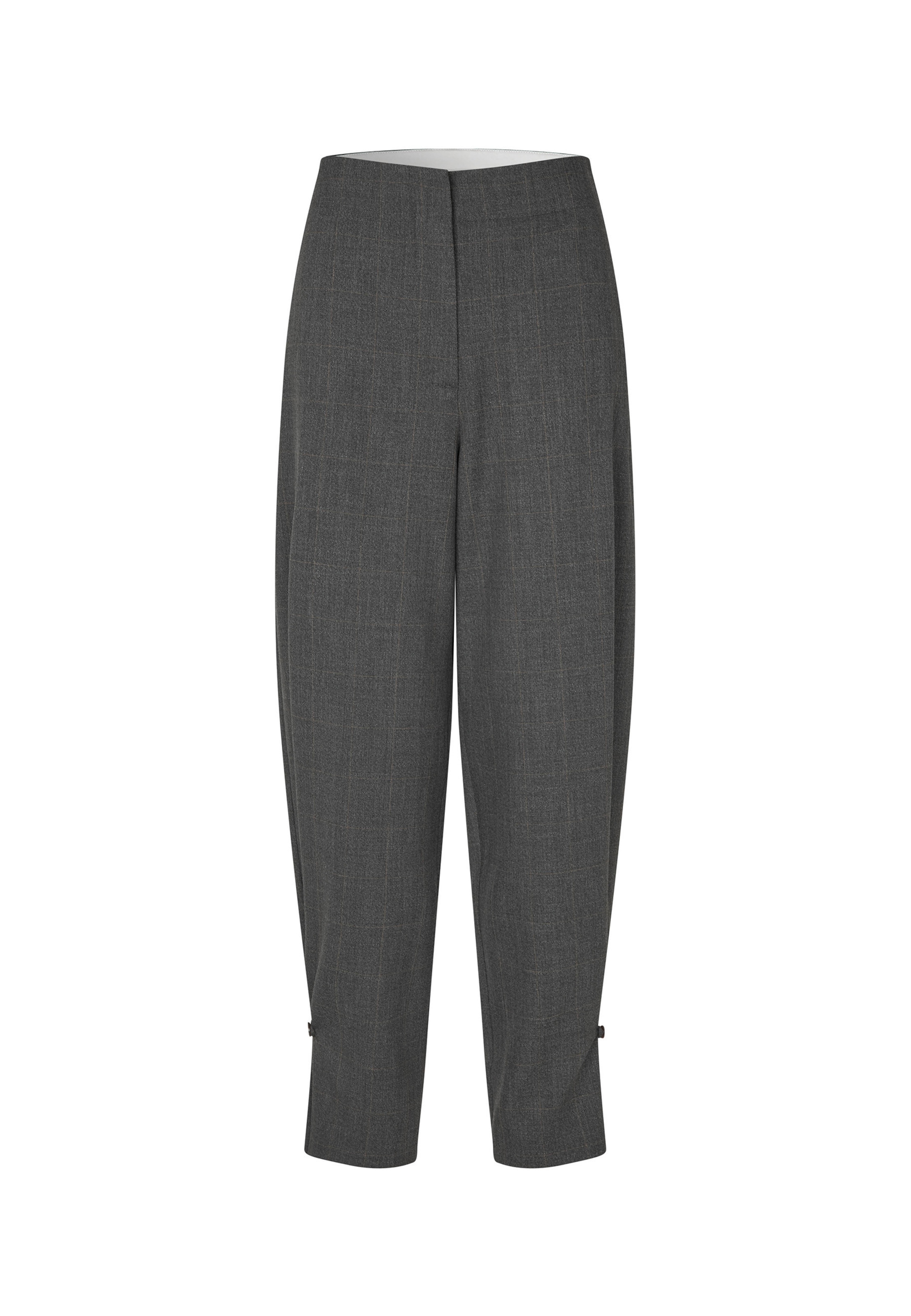 SECOND FEMALE Loosefit Hose 'Anjou' in Grau: Vorderseite
