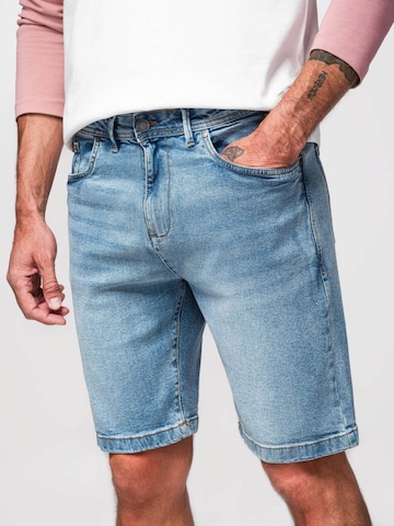 Ombre Regular Jeans‌‌‌‌‌‌‌‌ in Blau