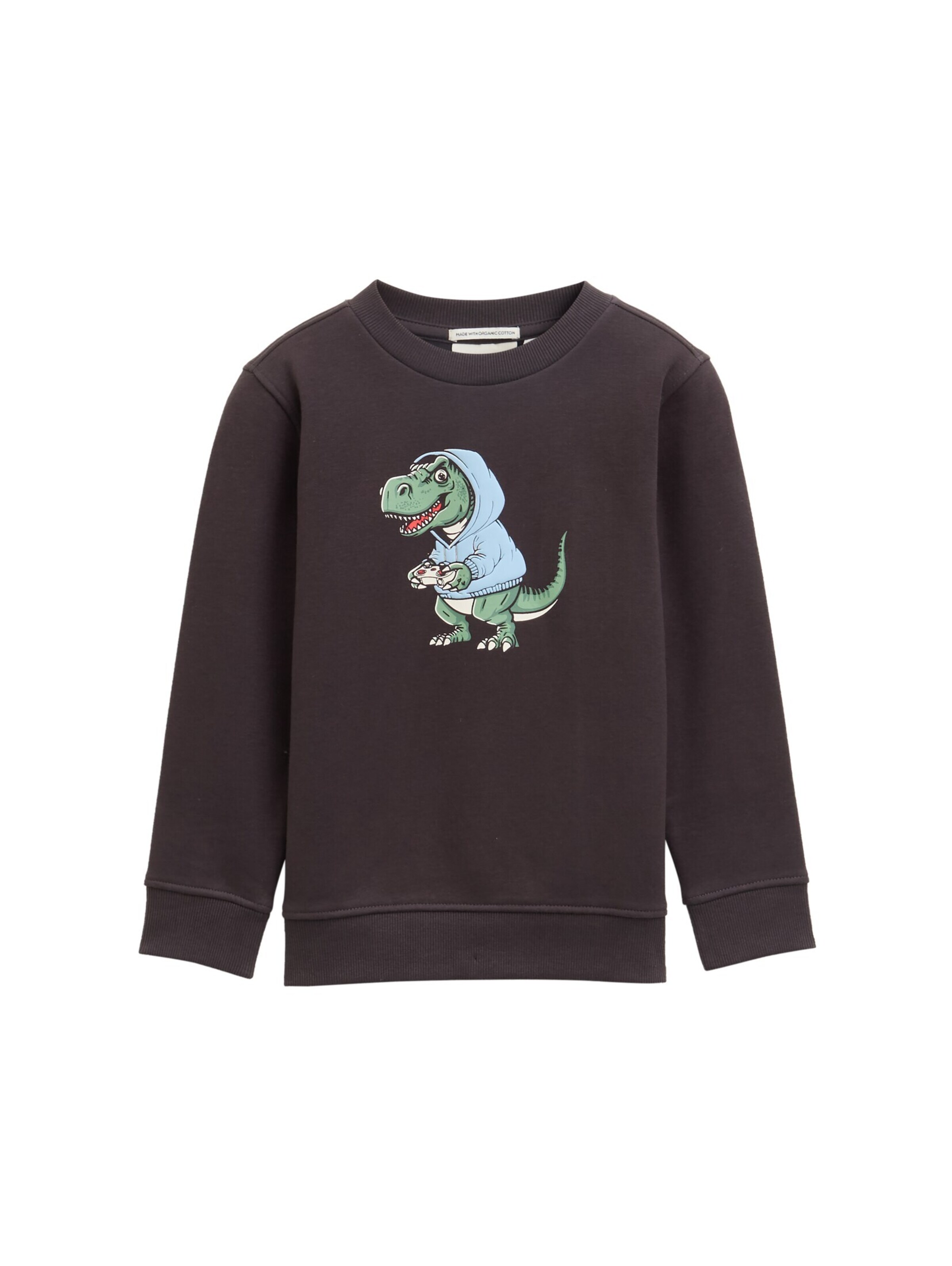 TOM TAILOR Sweatshirt in Grey: front