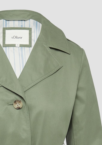 Cappotto di mezza stagione di s.Oliver in verde