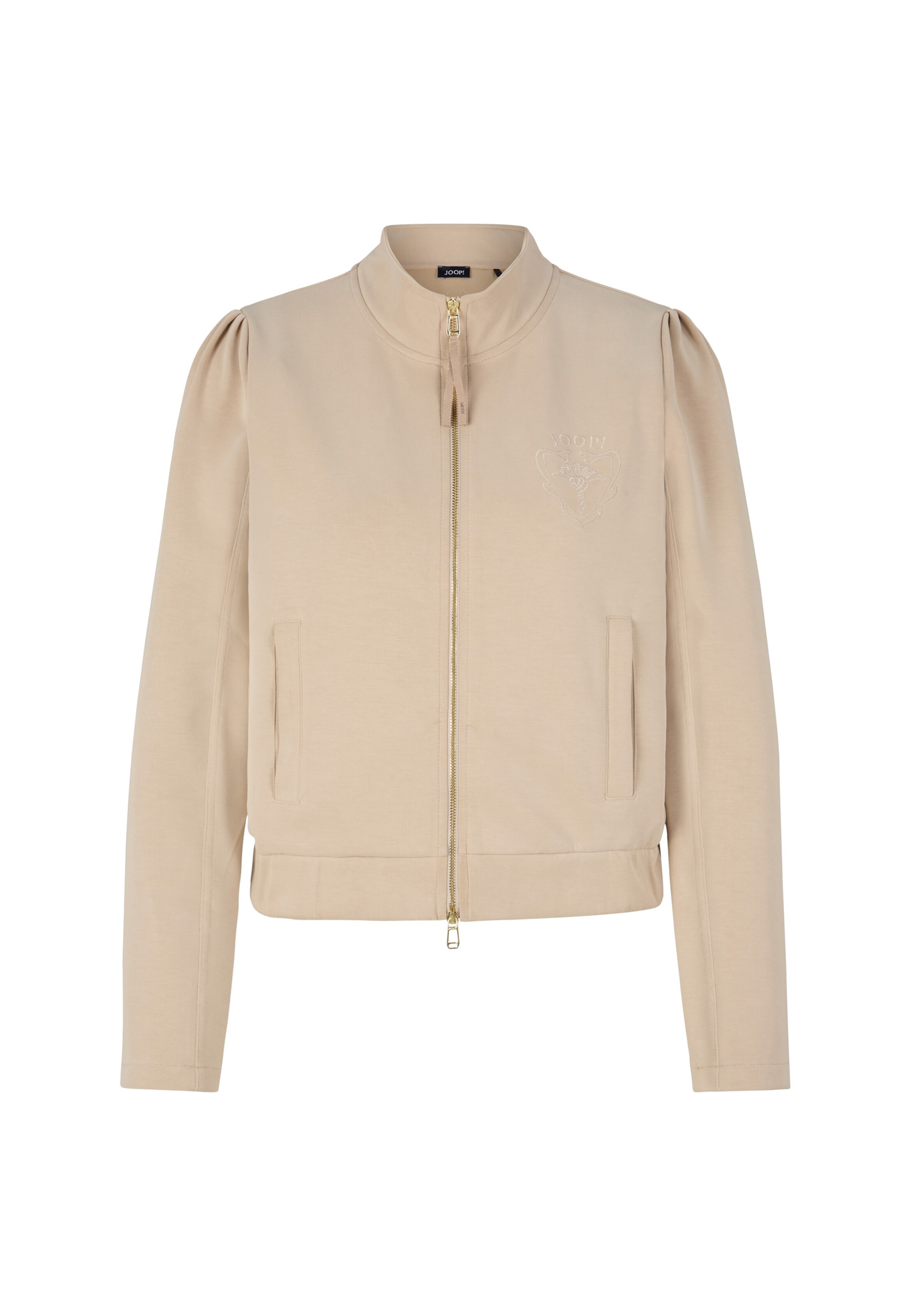 JOOP! Sweat jacket 'Tenley' in Beige