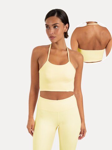 Haut de sport ' Florea ' Smilodox en jaune : devant