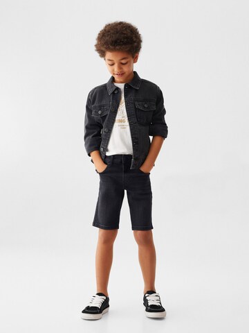 Regular Pantaloni 'John' de la MANGO KIDS pe negru