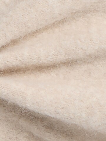 Marie Lund Gebreid vest in Beige