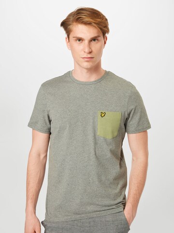 Lyle & Scott T-shirt i grå: framsida
