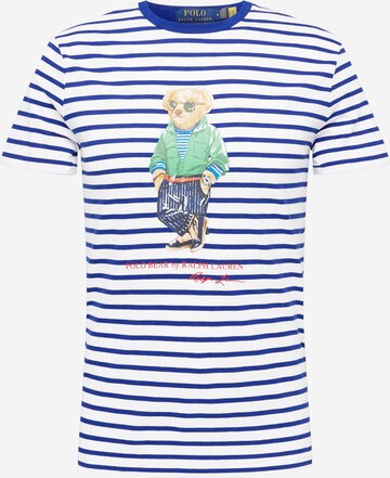 T-Shirt Polo Ralph Lauren en bleu : devant