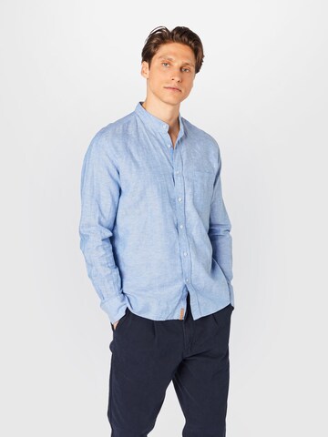 ETERNA - Ajuste regular Camisa de negocios en azul: frente