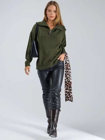 Pull-over oversize My fashion en vert