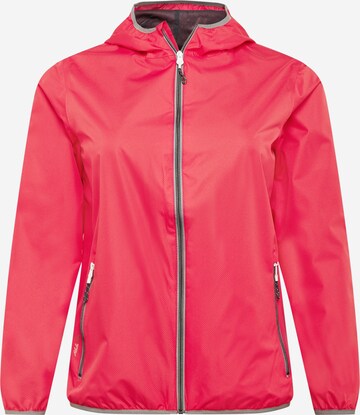 KILLTEC Outdoorjacke 'Trin' in Pink: predná strana