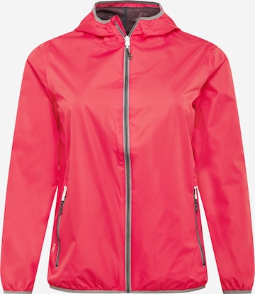 KILLTEC Outdoor Jacket 'Trin' in Pink: front