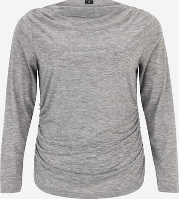 T-shirt River Island Plus en gris : devant