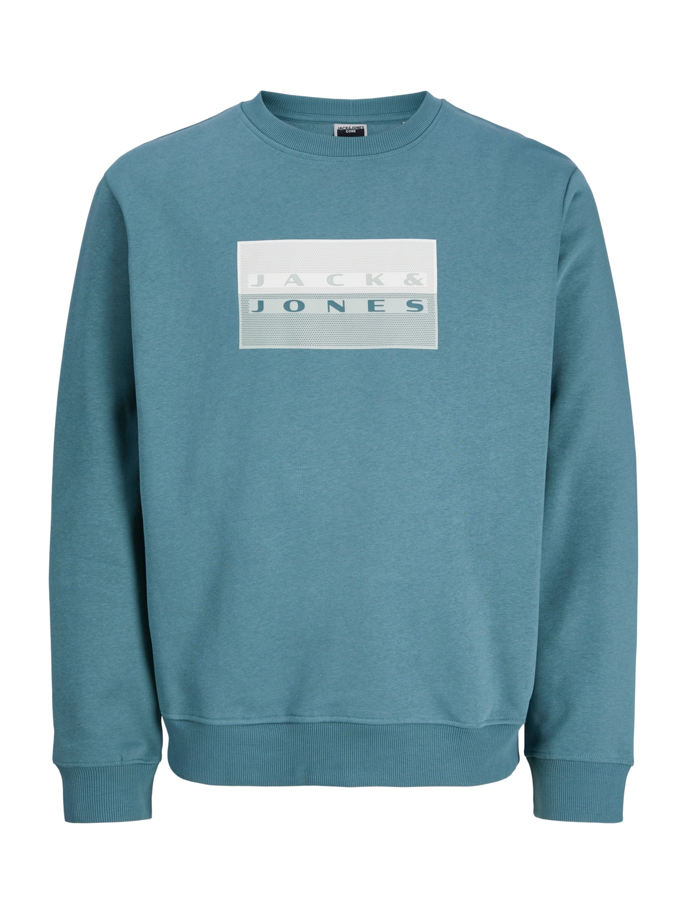 Felpa 'JCOFUSION' di JACK & JONES in verde: frontale