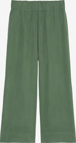 Wide Leg Pantalon Marc O'Polo DENIM en vert : devant