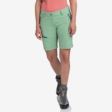 Schöffel Regular Outdoor Pants 'Toblach2' in Green: front