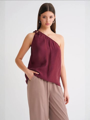 Camicia da donna di MixRay in rosso