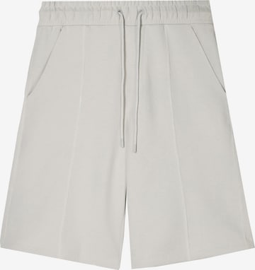 Bershka Loosefit Housut värissä harmaa: etupuoli