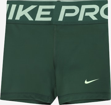 NIKE Скинни Спортивные штаны в Зеленый: спереди