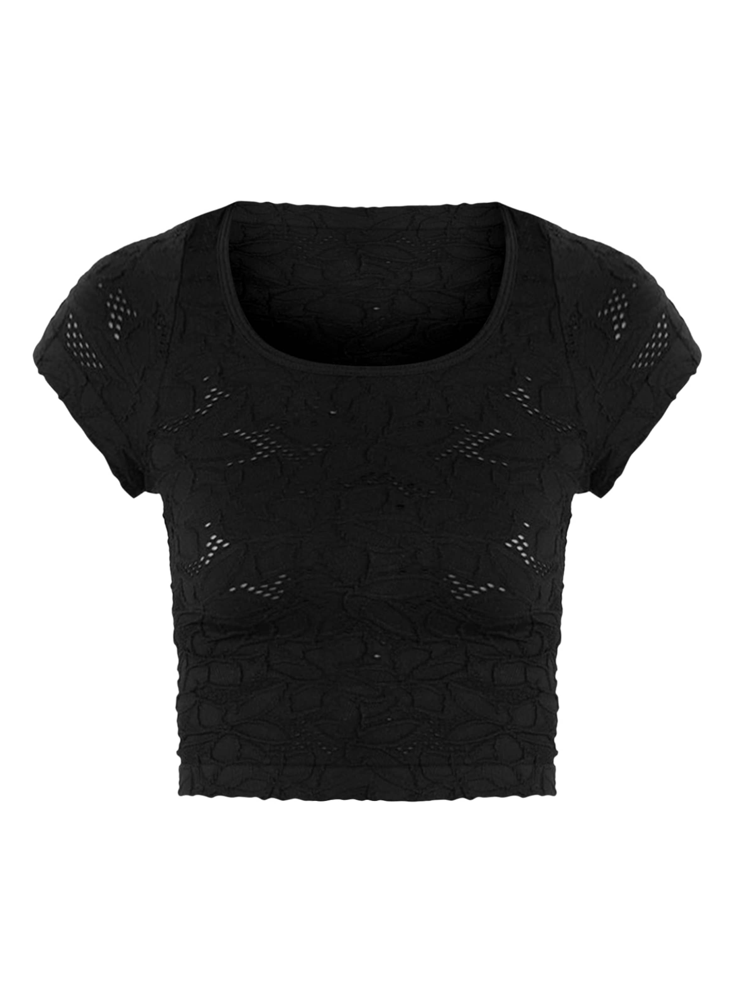 No Matter What Top in Zwart: voorkant