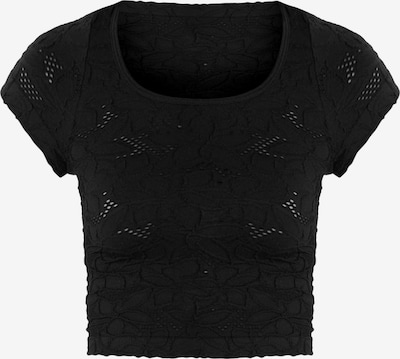 No Matter What Top in schwarz, Produktansicht