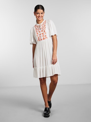 PIECES Dress 'Kerstey' in White