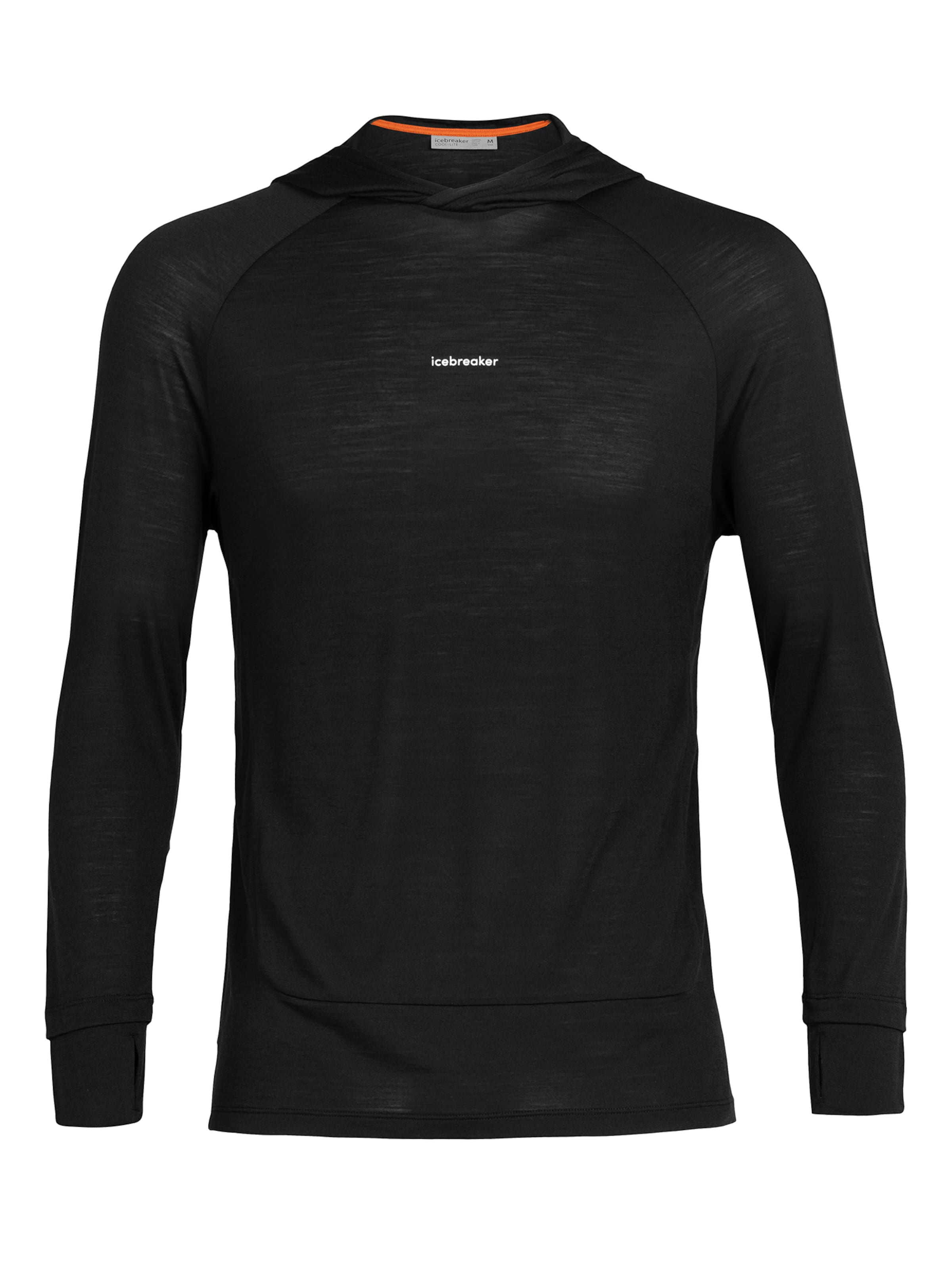 ICEBREAKERSportska sweater majica 'Cool-Lite Sphere' - crna boja: prednji dio