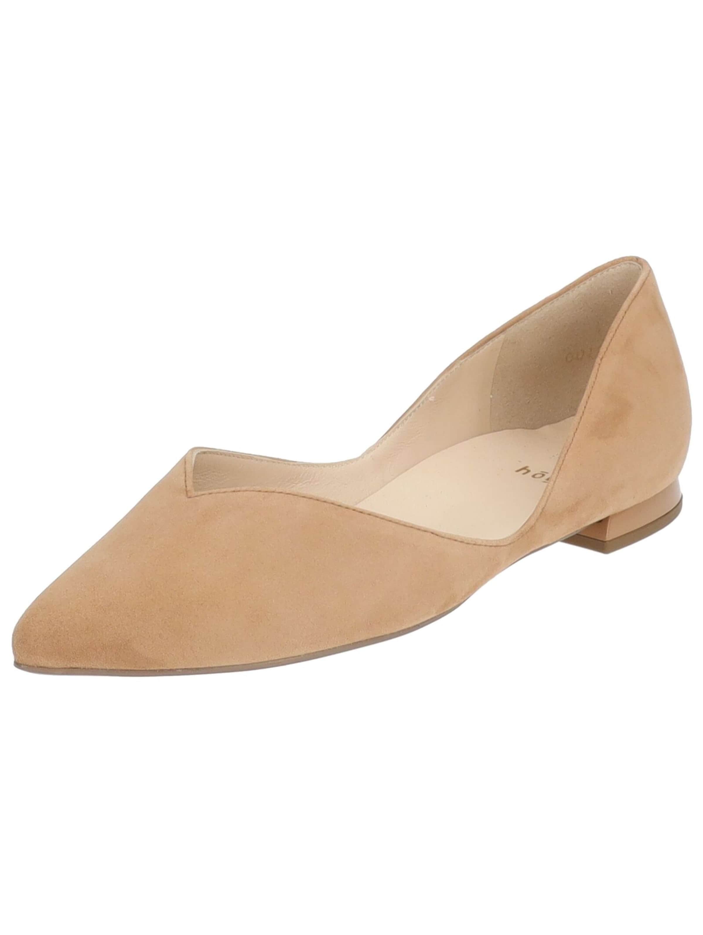 Ballerines Högl en marron : devant