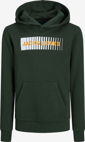 Pull-over Jack & Jones Junior en vert : devant