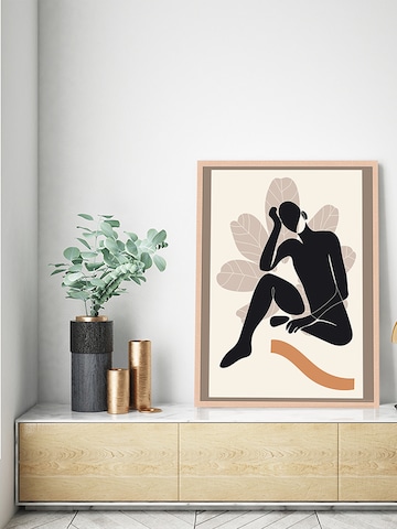 Liv Corday Bild 'Terracota Minimalist' in Braun