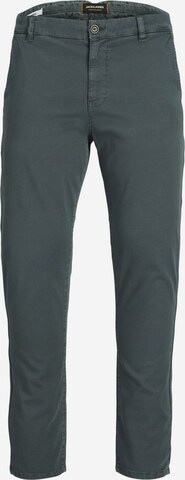 Coupe slim Pantalon chino 'Marco Fred' JACK & JONES en gris : devant