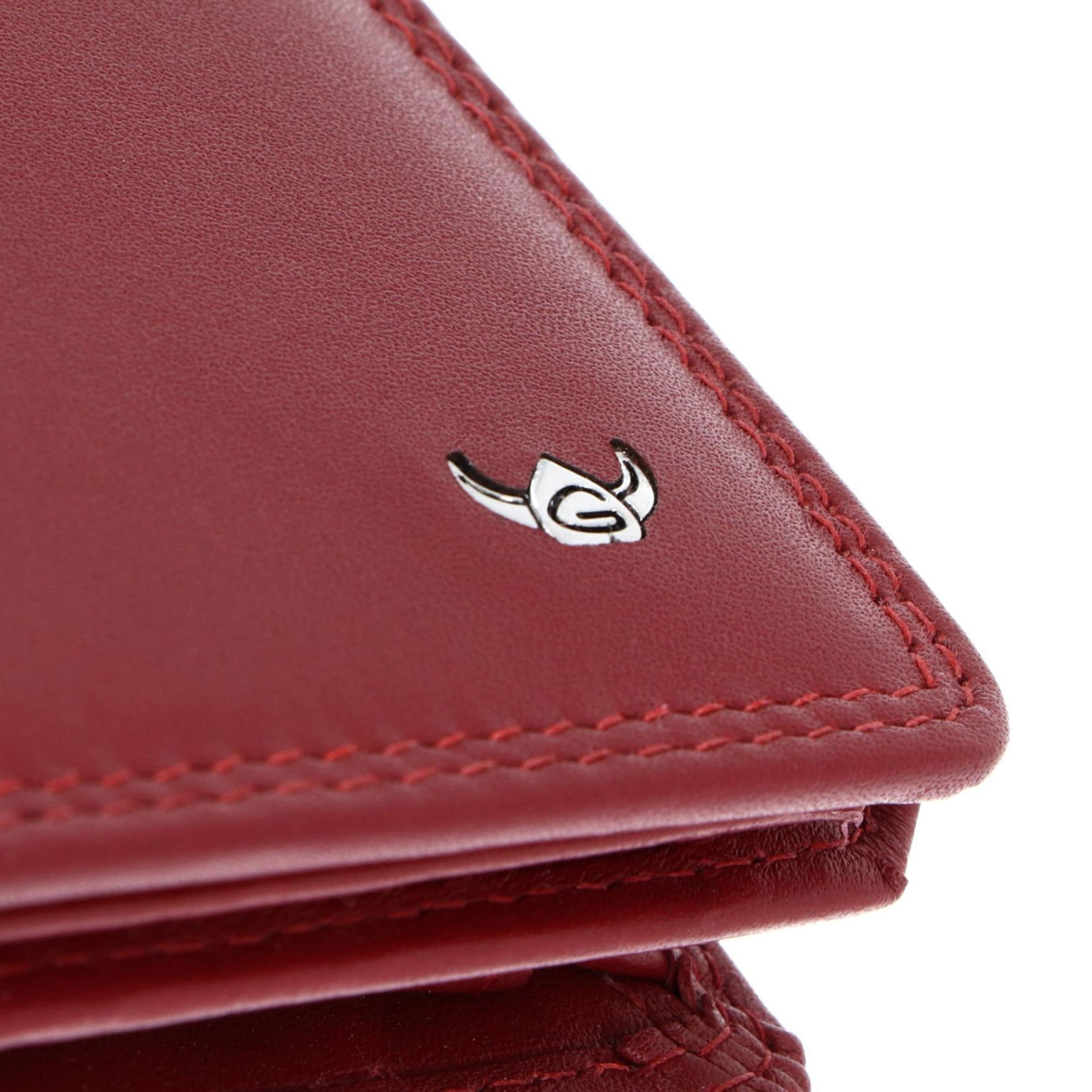 GOLDEN HEAD Portemonnee 'Polo RFID' in Rood