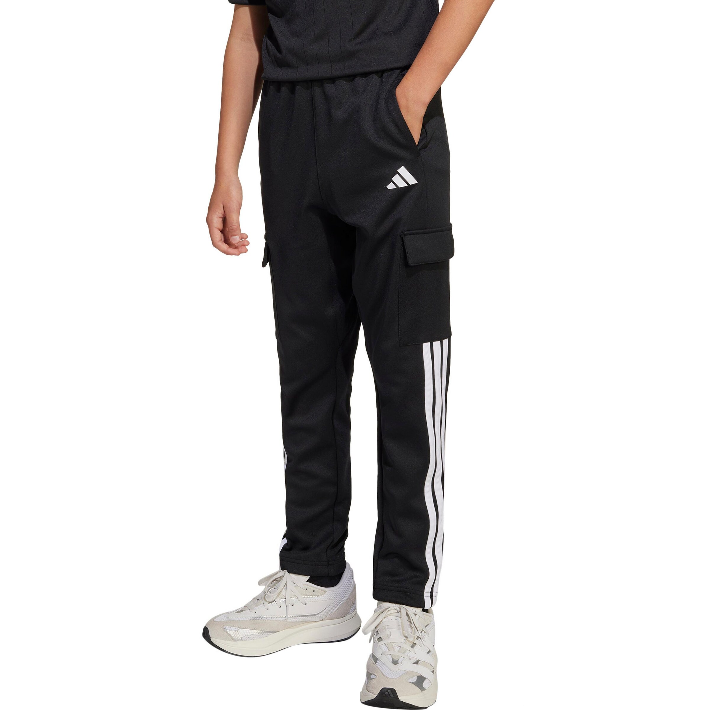 ADIDAS PERFORMANCE Regular Workout Pants 'Hot' in Black: front