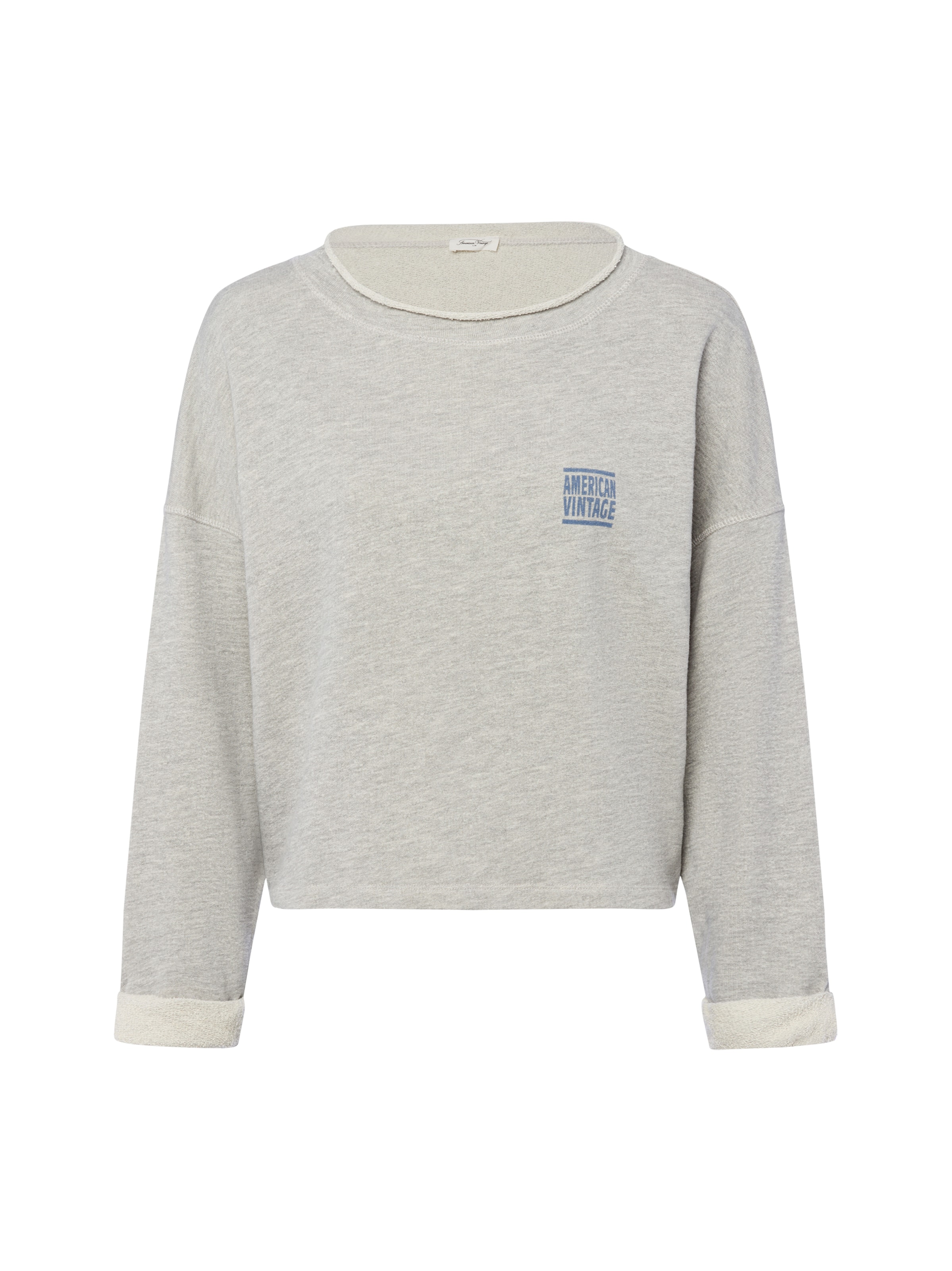 AMERICAN VINTAGE Sweatshirt 'Zofbay' in Grau: Vorderseite