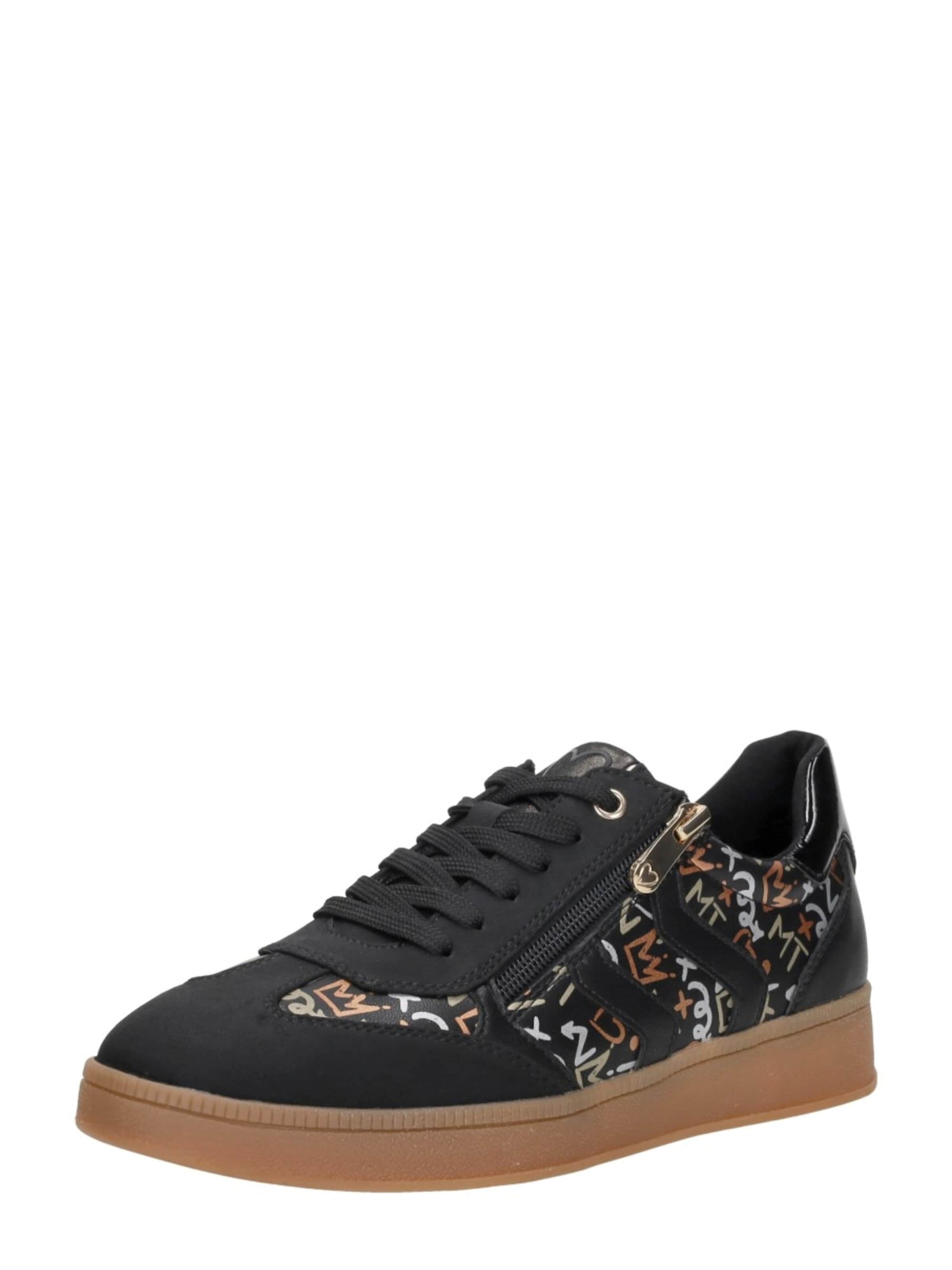 MARCO TOZZI Sneakers laag 'Sneakers Laag' in Zwart