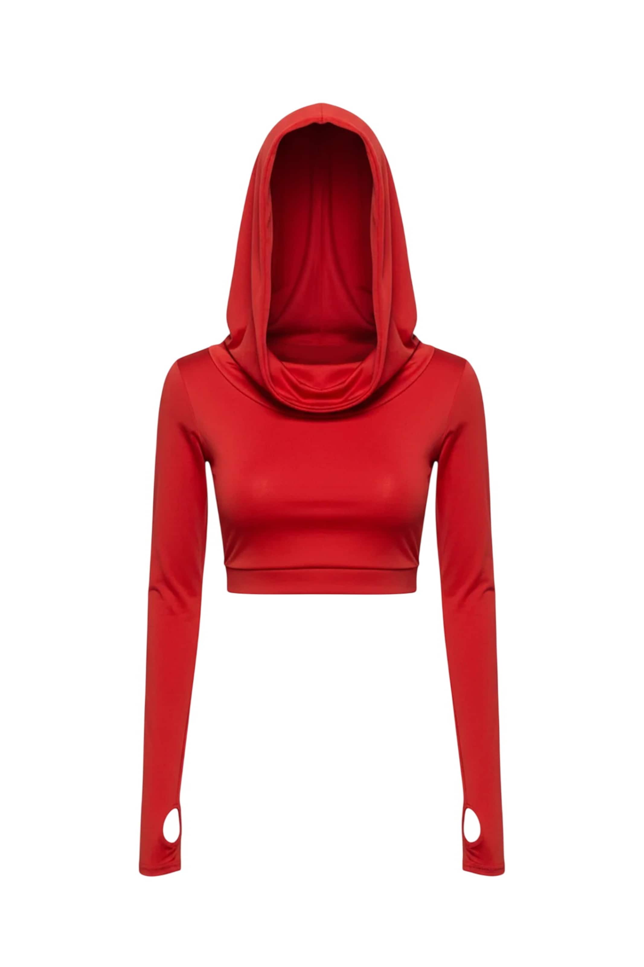 Alexa Dash Bluse in Rot: Vorderseite
