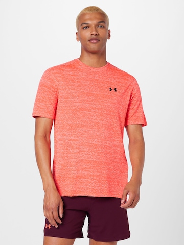 T-Shirt fonctionnel UNDER ARMOUR en orange : devant