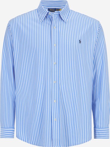 Coupe regular Chemise Polo Ralph Lauren Big & Tall en bleu : devant