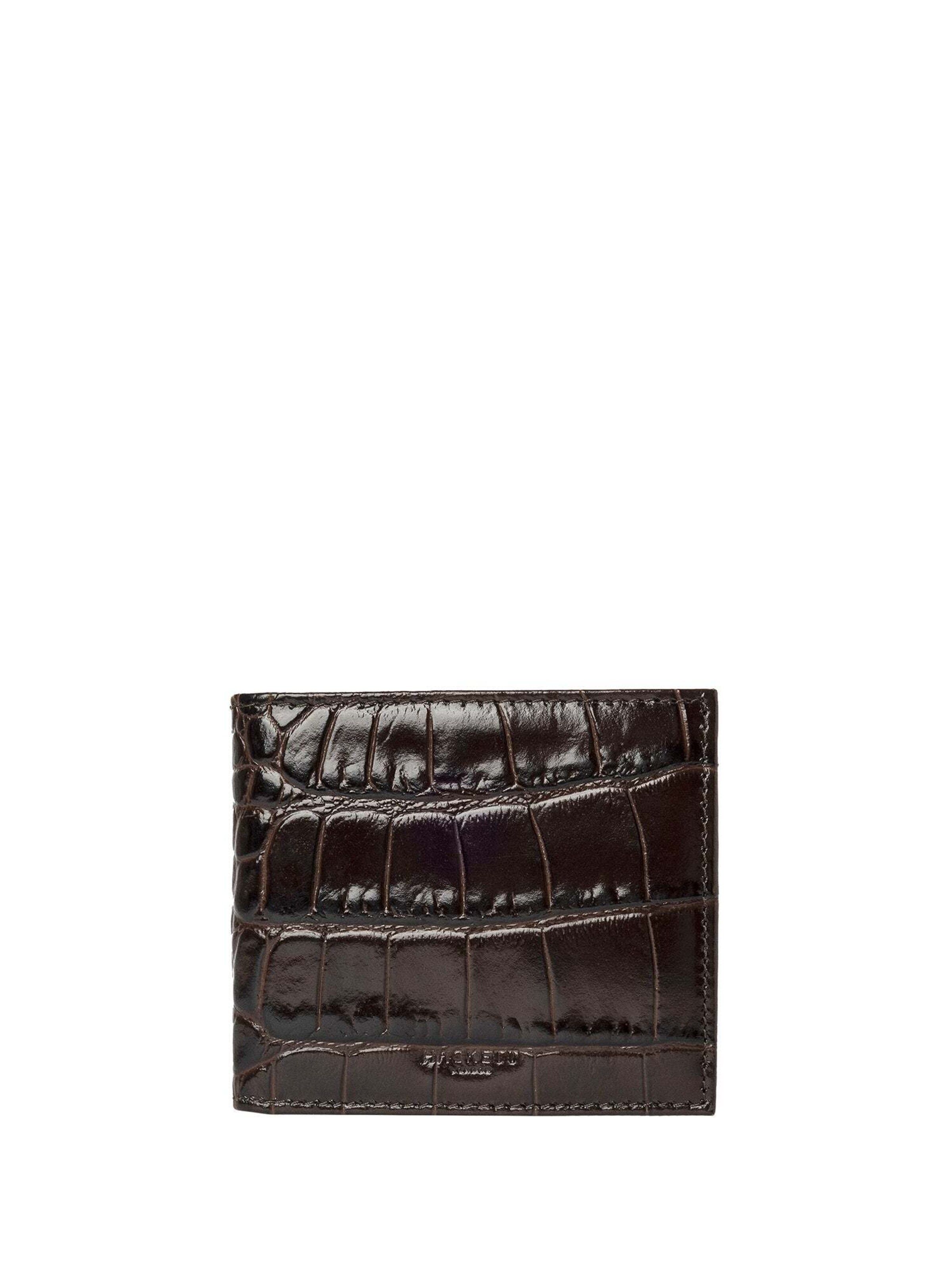 Porte-monnaies 'Billfold' Hackett London en marron : devant
