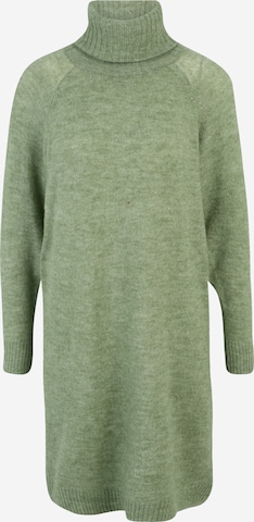 Vero Moda Petite Knitted dress 'DANIELA' in Green: front