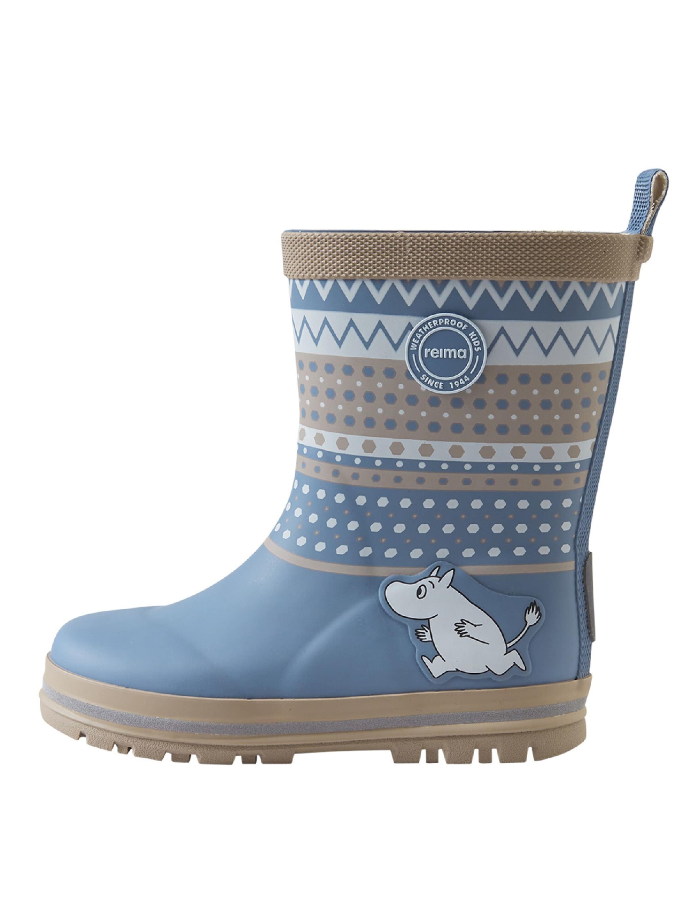 Reima Regenlaarzen ' Moomin Magisk ' in Blauw: voorkant