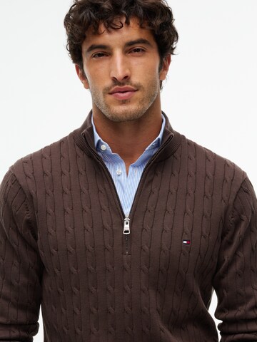 TOMMY HILFIGER Sweater 'CLASSIC' in Brown: front