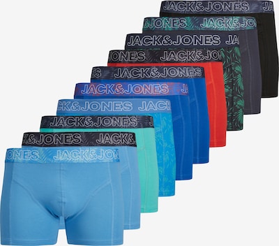 JACK & JONES Bokserice 'JACCANVEY' u morsko plava / svijetloplava / tamno plava / menta / crvena / crna, Pregled proizvoda