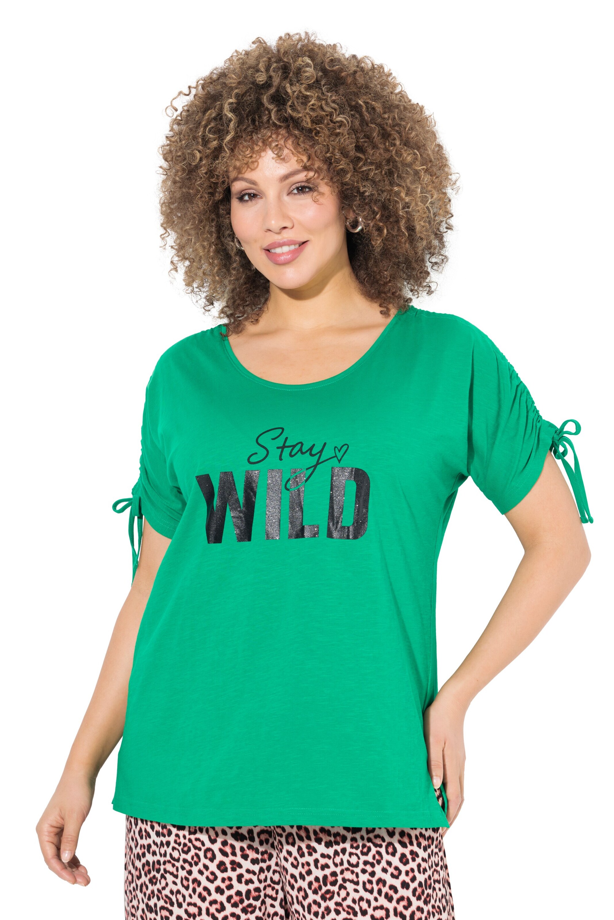 Ulla Popken Shirt in Green: front